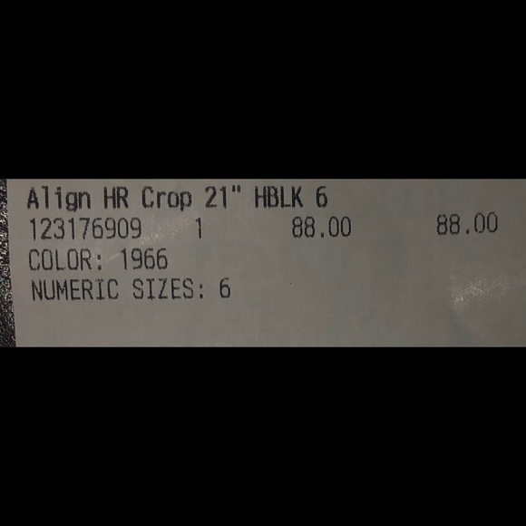 NWT Lululemon Align Crop 21” Heathered Black - Picture 6 of 13